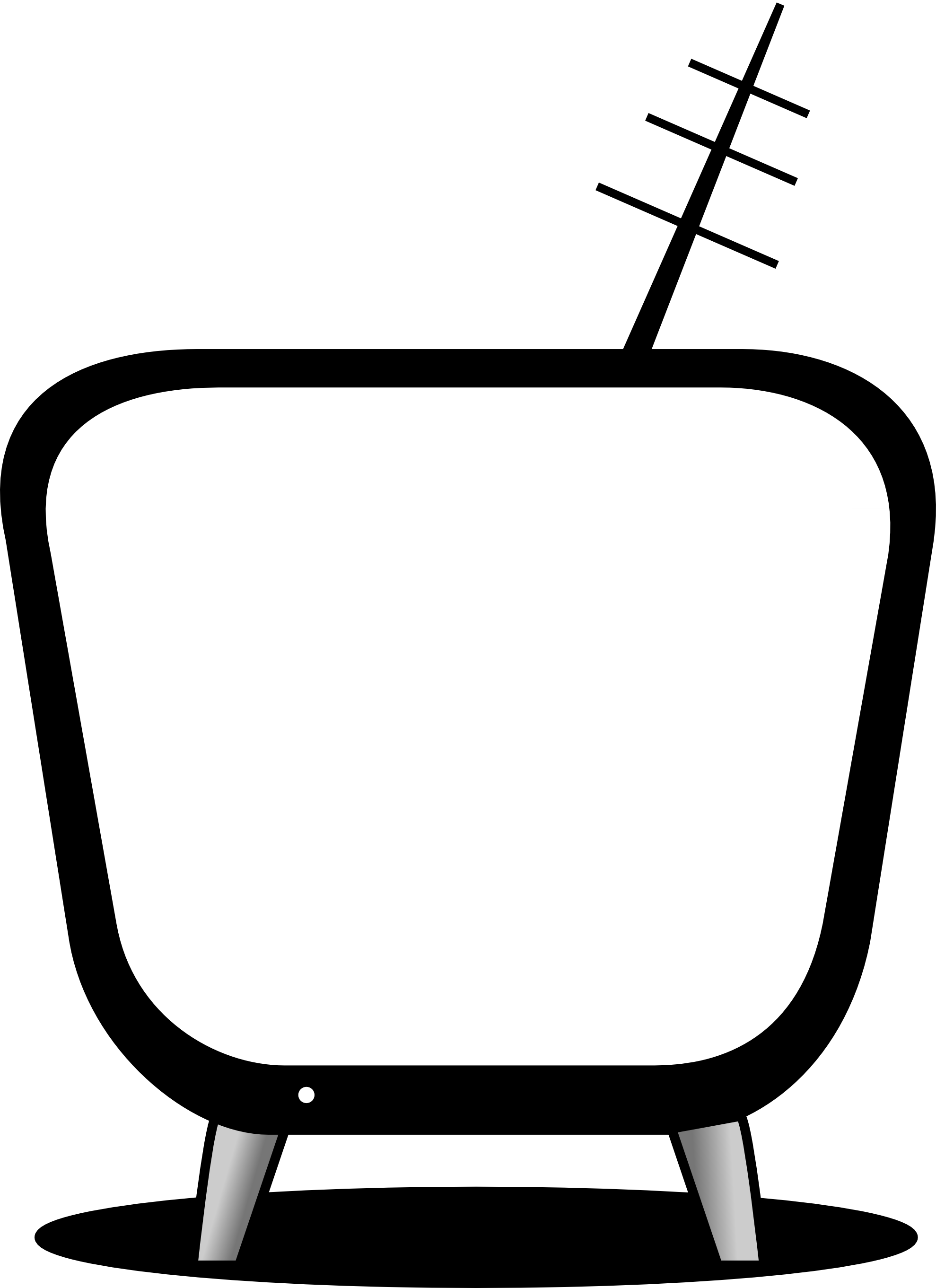 Tv Clipart Black And White .-Tv clipart black and white .-13