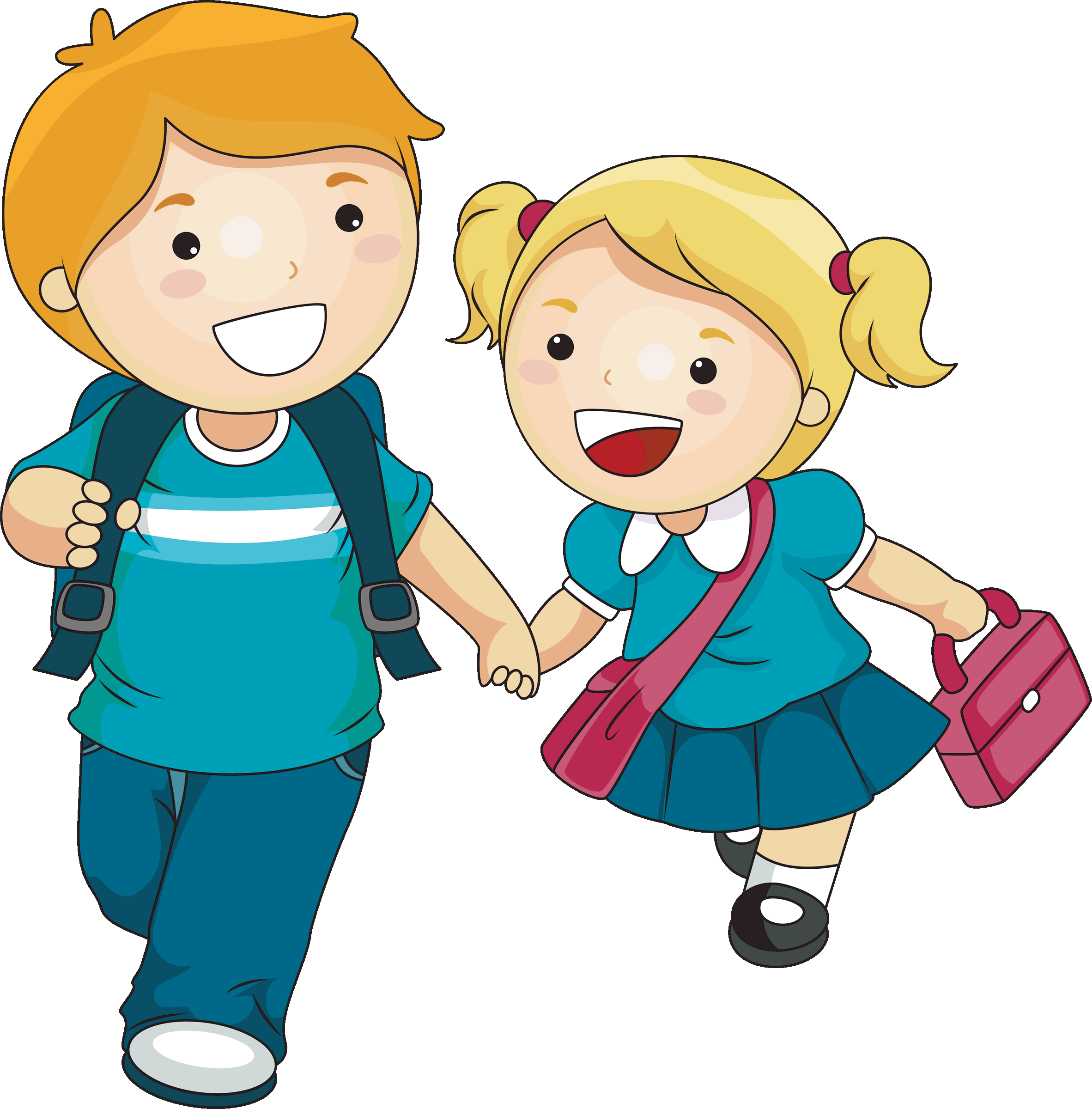 Two School Kids | Clipart Library - Free-Two School Kids | Clipart library - Free Clipart Images-18