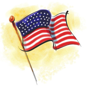 U.S.A. Independence Day Free Clip Art Am-U.S.A. Independence Day Free Clip Art American Flags-18