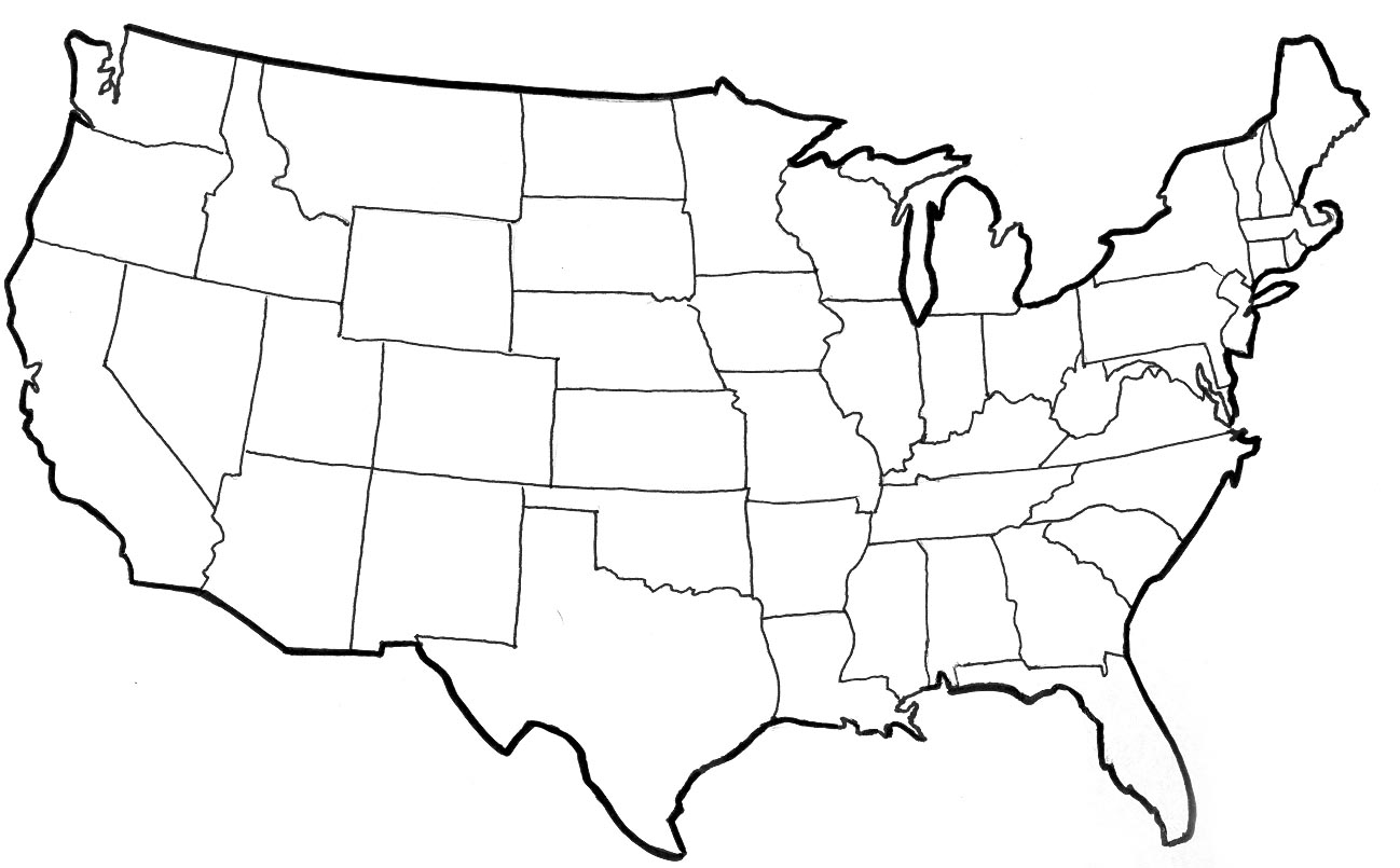 United States Vector Outline Clipart Bes-United States Vector Outline Clipart Best-10