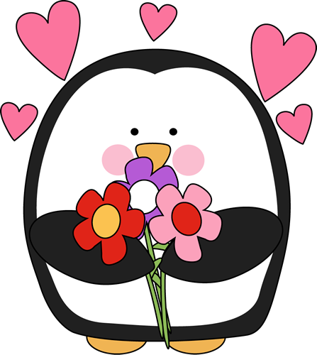 Valentineu0026#39;s Day Penguin With Flo-Valentineu0026#39;s Day Penguin with Flowers-8