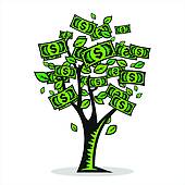 ... Vector Money Tree ...-... vector money tree ...-17