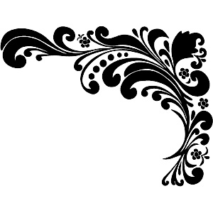 Victorian Scroll Corner Clip Art-victorian scroll corner clip art-19