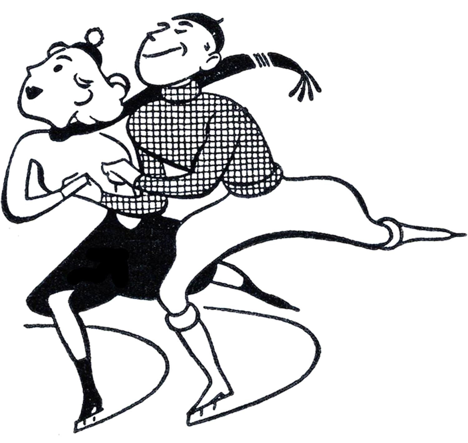 Victorian Ice Skate Clipart-Victorian Ice Skate Clipart-16