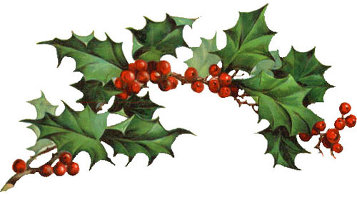Vintage Christmas Holly Clipart Holly-Vintage Christmas Holly Clipart Holly-19