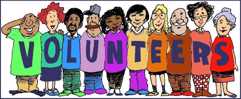 Volunteers Clip Art Black And .-Volunteers clip art black and .-12