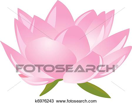 Clipart - Lotus(waterlily). Fotosearch --Clipart - lotus(waterlily). Fotosearch - Search Clip Art, Illustration  Murals,-4