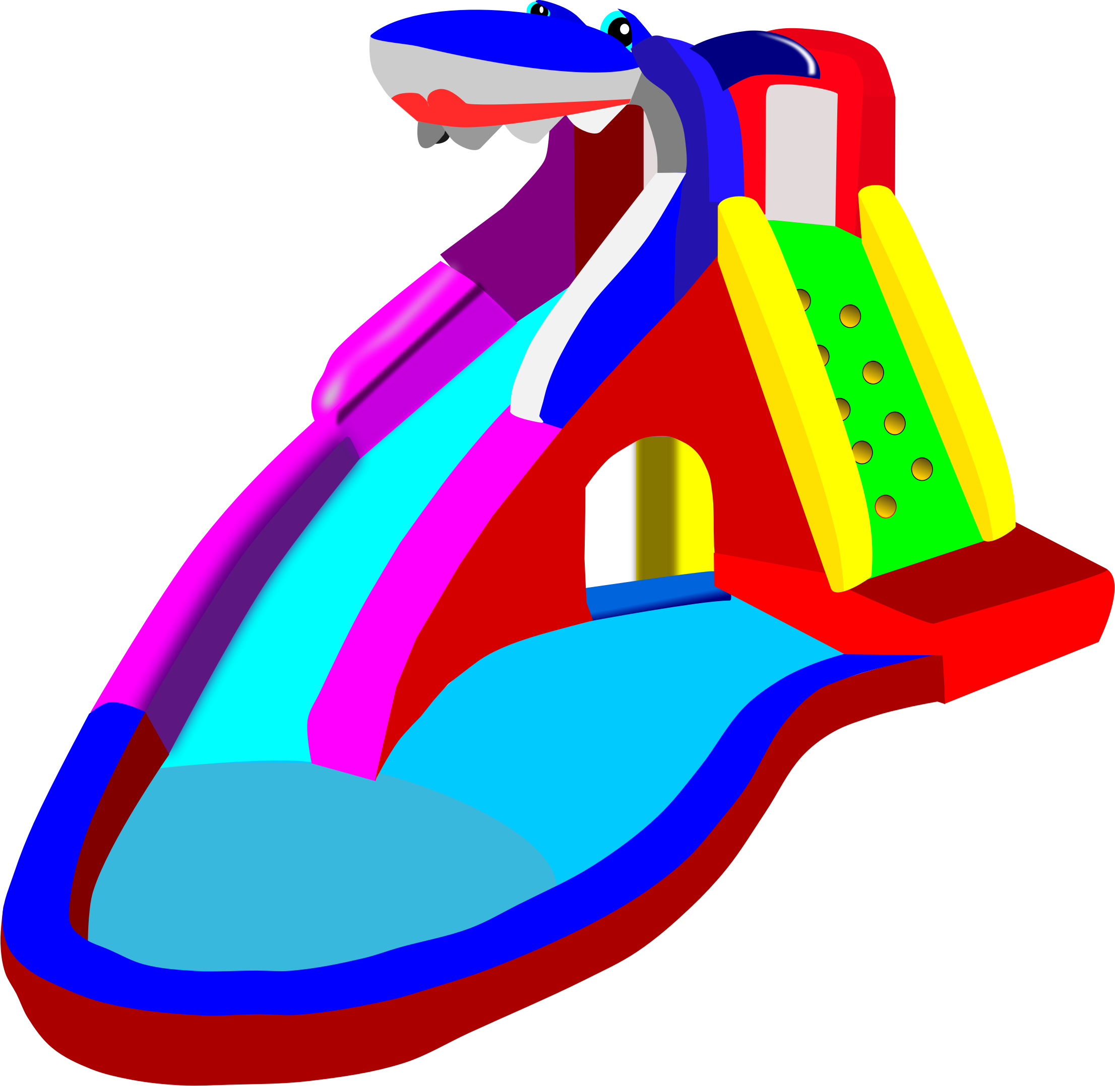 Water Slide Clip Art #12690-Water Slide Clip Art #12690-19