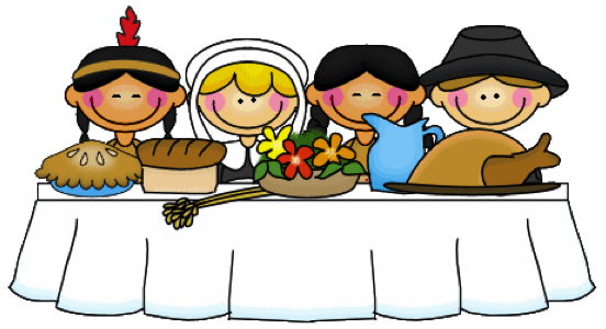 Thanksgiving dinner clipart 3