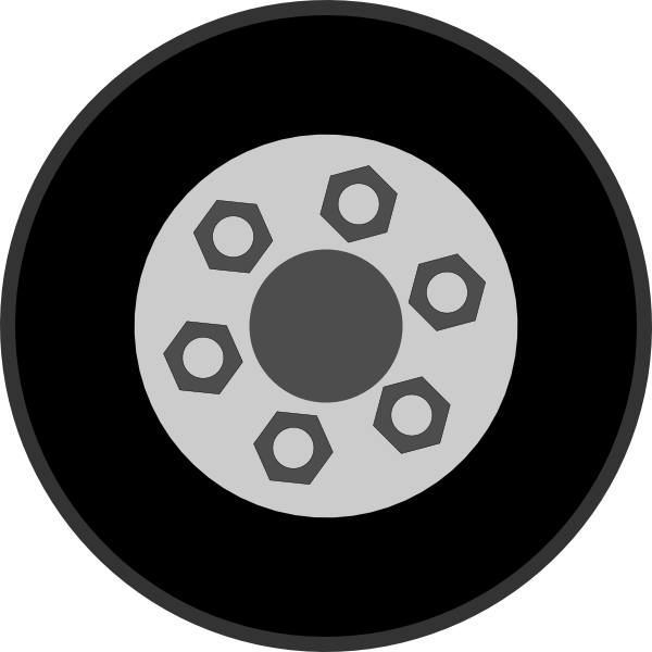 Wheel With Bolts Clip Art At Clker Com V-Wheel With Bolts Clip Art At Clker Com Vector Clip Art Online-19