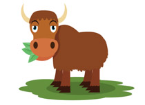 Yak Asian Herd Animal Clipart. Size: 47 -Yak asian herd animal clipart. Size: 47 Kb-5