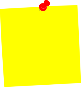 Yellow Post-it Clipart .-Yellow post-it clipart .-19