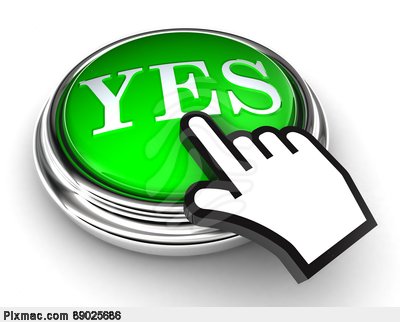 Yes Green Button And Pointer Hand Stock -Yes Green Button And Pointer Hand Stock Photo-11