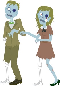 Zombie Clipart Image Man And Woman Hallo-Zombie clipart image man and woman halloween costumes-12